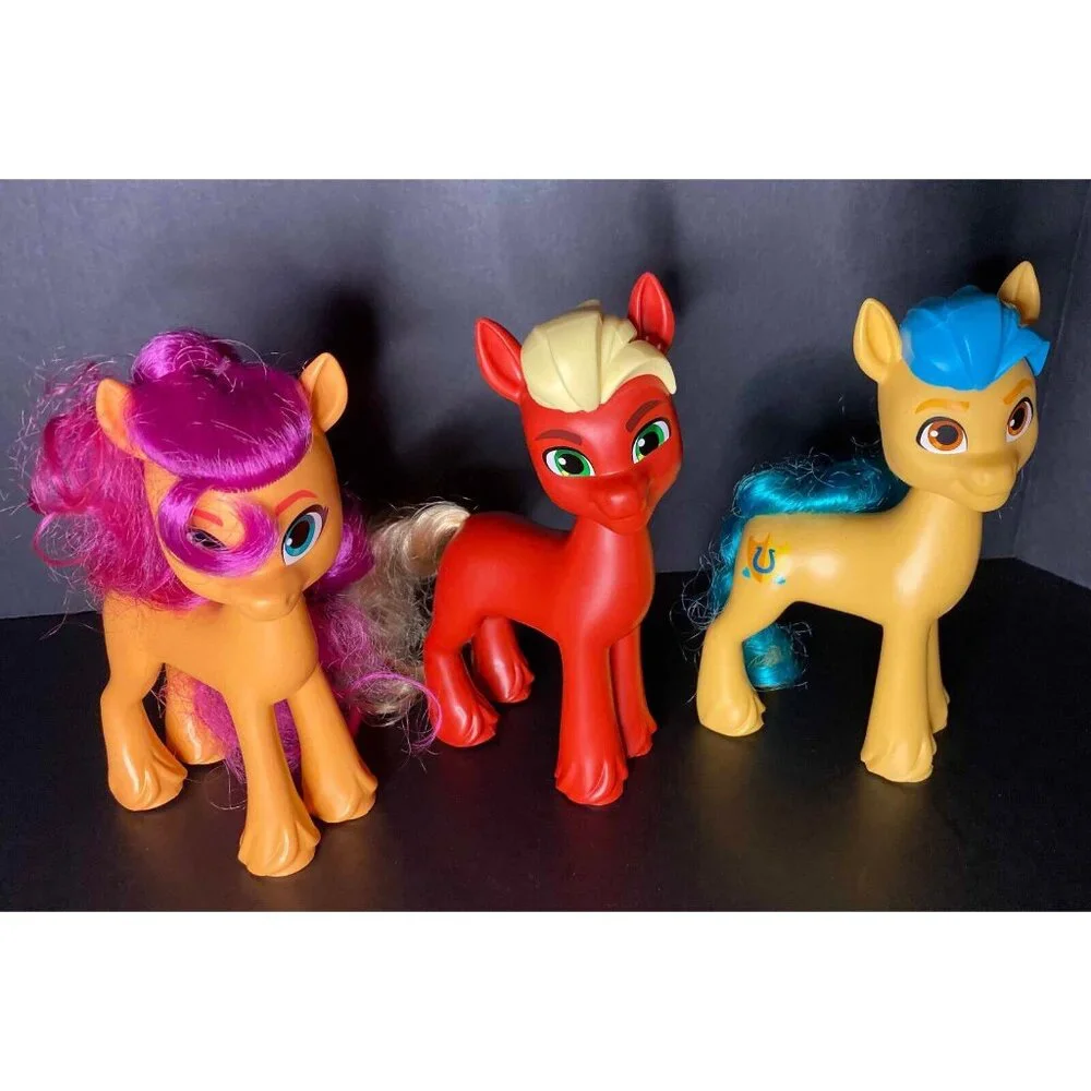 Lot of 3 My Little Pony Shining Adventures Deputy Sprout Hitch Sunny Figures
